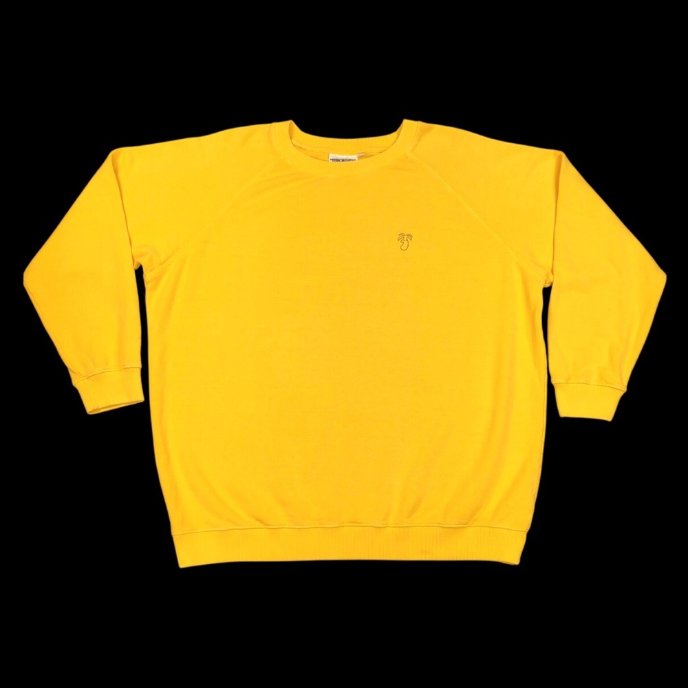 Jungmaven Men's Yellow/Gold Sweatshirt Size XXL Hemp Cotton Blend Made in USA